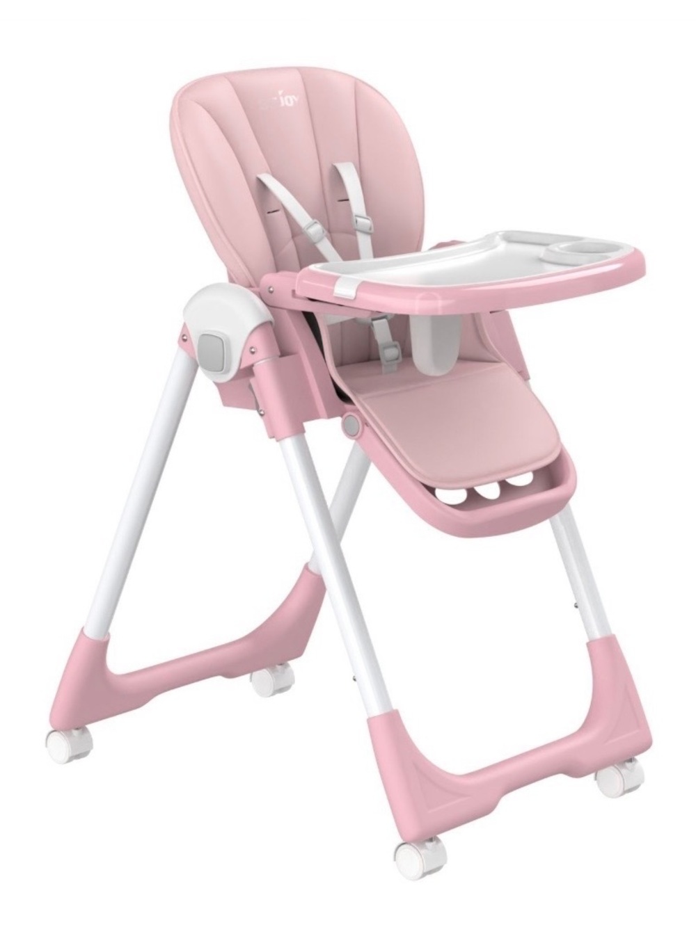 Sejoy Pink Baby High Chair with Tray